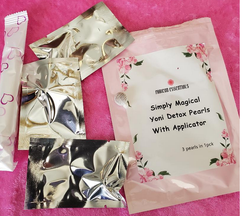 Simply Magical Herbal Yoni Detox Pearls With Applicator ( 3Pearls In 1Pck) - FABICON ESSENTIALS
